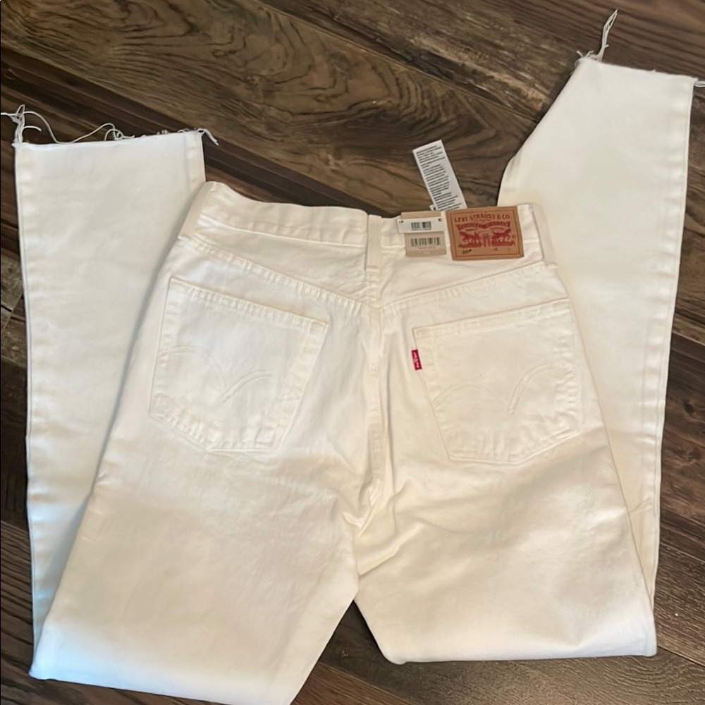 Levi's White Denim Jeans